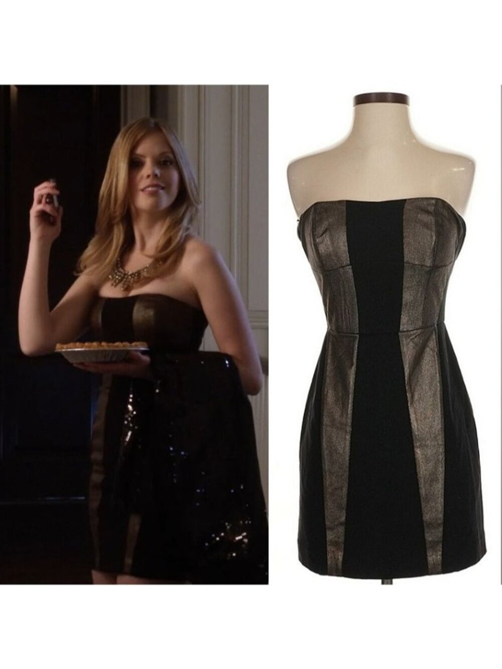FRENCH CONNECTION ASO DON'T TRUST THE B IN APT 23 Boned Corset Dress Y2K RARE